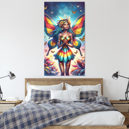 Zimbabwaanse fee canvas afdruk (Insitu (Slaapkamer))