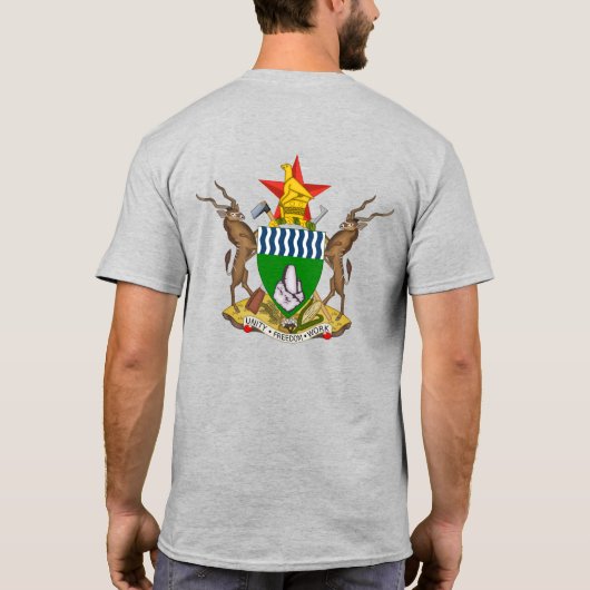 Zimbabwaanse feestdag t-shirt (Achterkant)