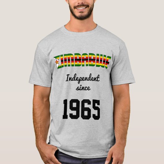 Zimbabwaanse feestdag t-shirt (Voorkant)