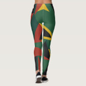 Zimbabwaanse kleuren leggings (Achterkant)