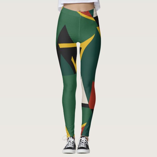 Zimbabwaanse kleuren leggings (Voorkant)