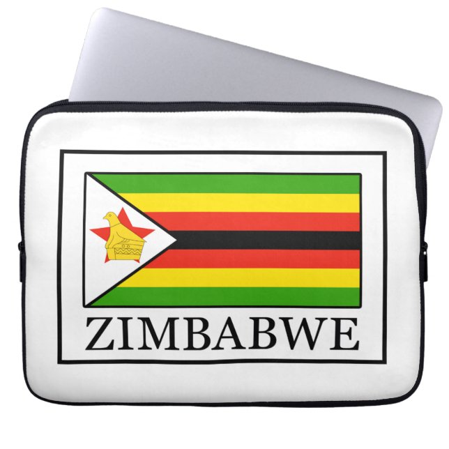Zimbabwaanse laptophoes laptop sleeve (Voorkant)