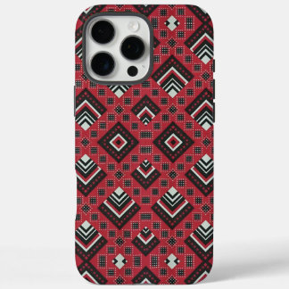 Zimbabwaanse Retso Afrikaanse Retro Mudcloth-afdru iPhone 16 Pro Max Hoesje