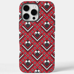 Zimbabwaanse Retso Afrikaanse Retro Mudcloth-afdru iPhone 16 Pro Max Hoesje