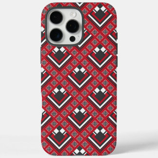 Zimbabwaanse Retso Afrikaanse Retro Mudcloth-afdru iPhone 16 Pro Max Hoesje
