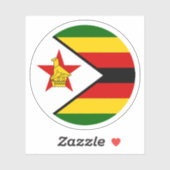 Zimbabwaanse Sticker (Vel)
