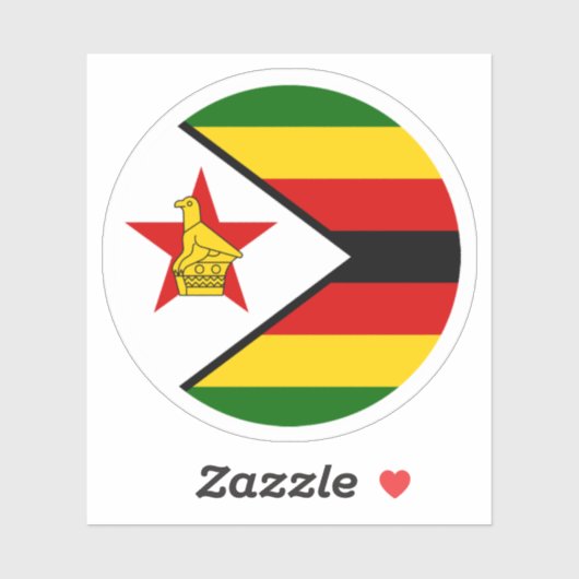 Zimbabwaanse Sticker (Vel)