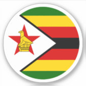Zimbabwaanse Sticker (Voorkant)