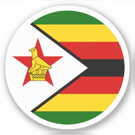 Zimbabwaanse Sticker (Voorkant)