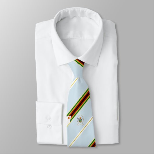 Zimbabwaanse stripvlag stropdas (Gebonden)