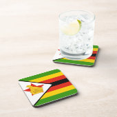 Zimbabwaanse vlag bier onderzetter (Rechterzijde)