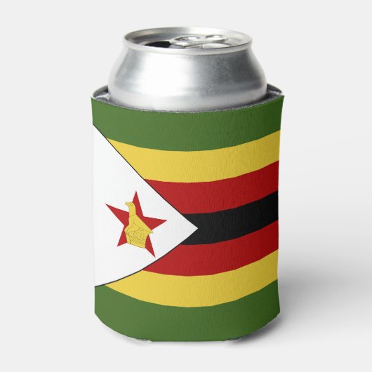 Zimbabwaanse vlag blikjeskoeler (Blikje Voorkant)