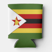 Zimbabwaanse vlag blikjeskoeler (Voorkant)