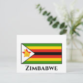 Zimbabwaanse vlag briefkaart (Staand voorkant)