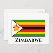 Zimbabwaanse vlag briefkaart (Voorkant / Achterkant)