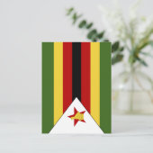 Zimbabwaanse vlag briefkaart (Staand voorkant)