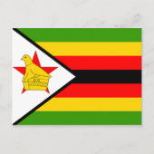 Zimbabwaanse vlag briefkaart (Voorkant)