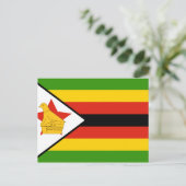 Zimbabwaanse vlag briefkaart (Staand voorkant)