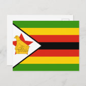 Zimbabwaanse vlag briefkaart (Voorkant / Achterkant)