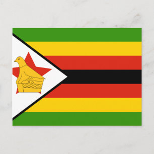 Zimbabwaanse vlag briefkaart