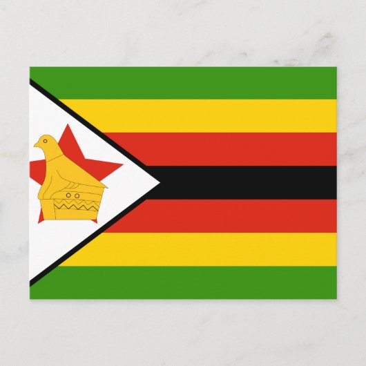 Zimbabwaanse vlag briefkaart (Voorkant)