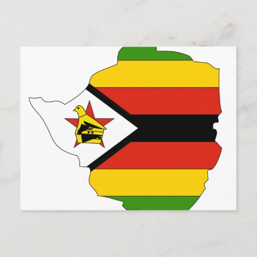 Zimbabwaanse vlag briefkaart (Voorkant)