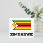 Zimbabwaanse vlag briefkaart (Staand voorkant)