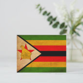 Zimbabwaanse vlag briefkaart (Staand voorkant)