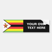 Zimbabwaanse vlag bumpersticker (Voorkant)