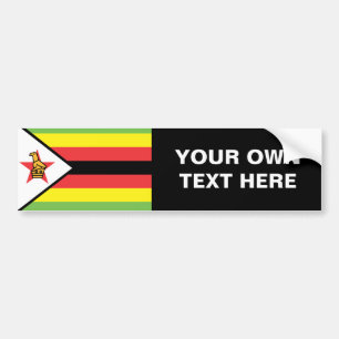 Zimbabwaanse vlag bumpersticker