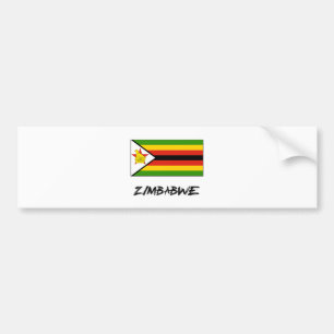 Zimbabwaanse vlag bumpersticker
