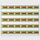 Zimbabwaanse vlag cadeaupapier (Vlak)