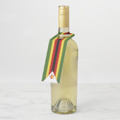 Zimbabwaanse vlag flessenhanger (Schuin)