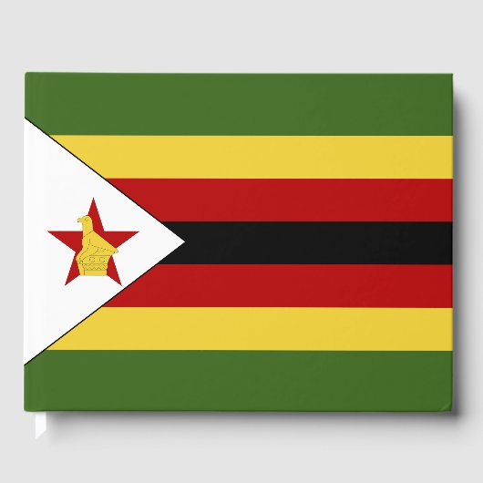 Zimbabwaanse vlag gastenboek (Voorkant)