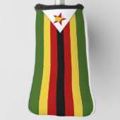 Zimbabwaanse vlag golfheadcover (Draai 90)