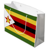 Zimbabwaanse vlag groot cadeauzakje (Achterkant Gekanteld)