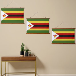 Zimbabwaanse vlag hangend wandkleed