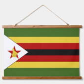 Zimbabwaanse vlag hangend wandkleed (Voorkant)