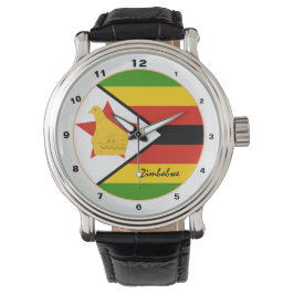 Zimbabwaanse vlag horloge, Zimbabwaanse mode / ont Horloge