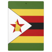 Zimbabwaanse vlag klembord (Achterkant)