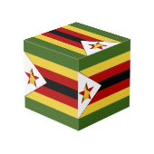 Zimbabwaanse vlag kubus (Achter hoekig)