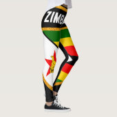 Zimbabwaanse vlag leggings (Rechts)