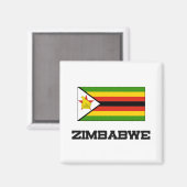 Zimbabwaanse vlag magneet (Voorkant / Achterkant)