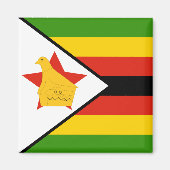 Zimbabwaanse vlag magneet (Voorkant)