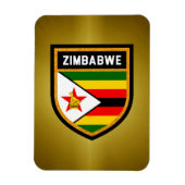 Zimbabwaanse vlag magneet (Verticaal)