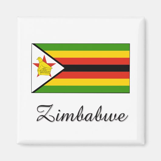 Zimbabwaanse vlag magneet (Voorkant)