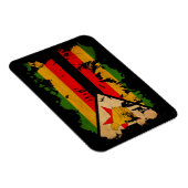 Zimbabwaanse vlag magneet (Rechterzijde)