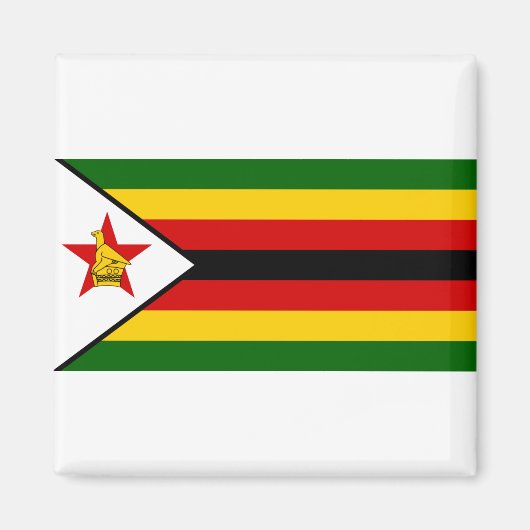 Zimbabwaanse vlag magneet (Voorkant)