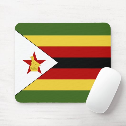 Zimbabwaanse vlag muismat (Met muis)