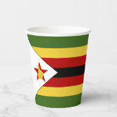 Zimbabwaanse vlag papieren bekers (Voorkant)